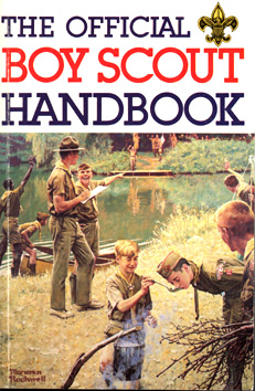 boy scouts scout handbook edition bsa handbooks 1979 cover books official knots 1990 cub 9th america badge survival second variant