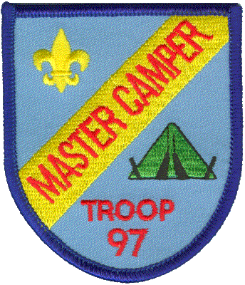 Troop 97 Master Camper Award Patch