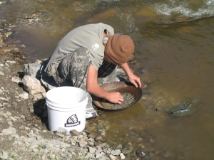 Panning for Gold near the Arctic Circle