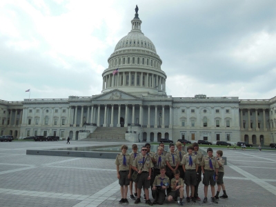 At the Capitol Building in Washington DC