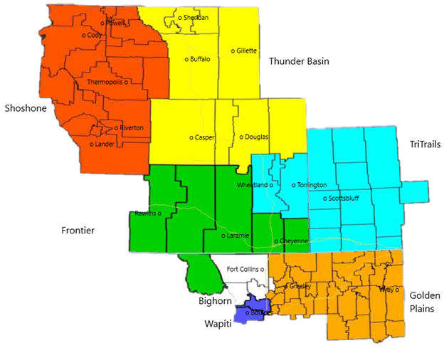 Adventure West Council Districts