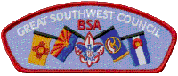 former Great Southwest Council Shoulder Patch (new design pending)