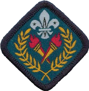 ROVER KING'S SCOUT Highest Rank Top Award Miniature Patch SCOUTS OF MALAYSIA 