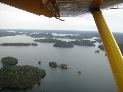 Quetico Provincial Park from the Floatplane